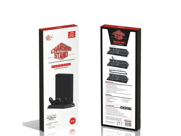 multifunkcni stojan p4-009 a dobijeci stanici pro ps4 /ps4 slim /ps4 pro