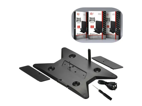 2 in 1 vertikalni stojan p4-021 pro ps4 slim a ps4 pro