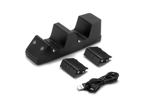 nabijeci stanice snd-321f-b + 2x baterie pro xbox one - black (xone)