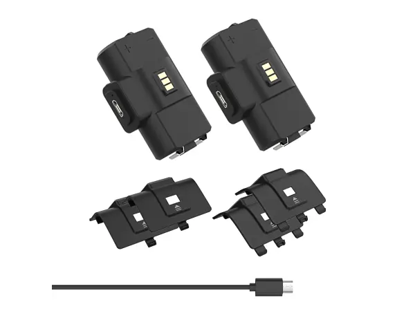 2x baterie snd-2029 pro gamepad xbox series x / xbox one