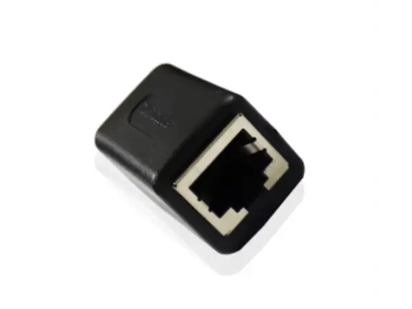 rj45 ethernet spojovaci konektor spojka black