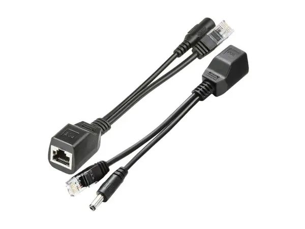 pasivni poe injektor + splitter kabel  pro cctv kameru 