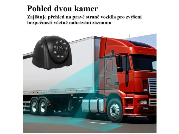 parkovaci set a3932 pro kontrolu slepeho uhlu, 10.36" monitor + 2ks kamer �bsd, dvr