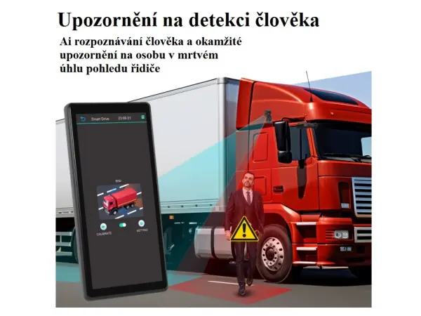 parkovaci set a3932 pro kontrolu slepeho uhlu, 10.36" monitor + 2ks kamer �bsd, dvr