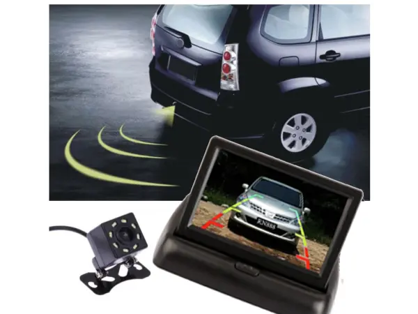 parkovaci set lcd 4,3" sklopny + kamera 8ir