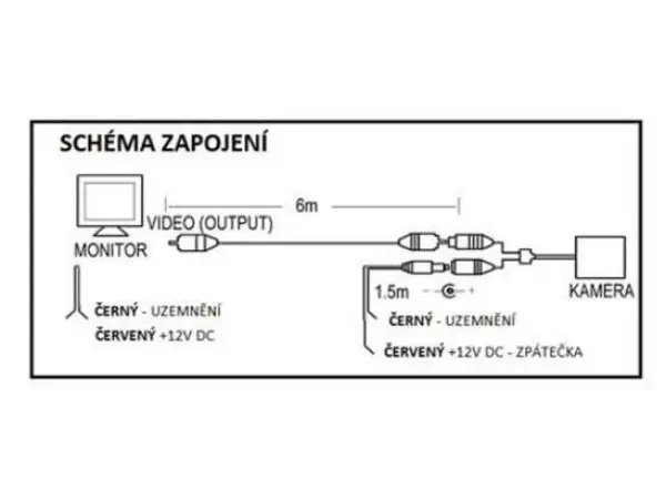 parkovaci set lcd 5" + kamera 8ir