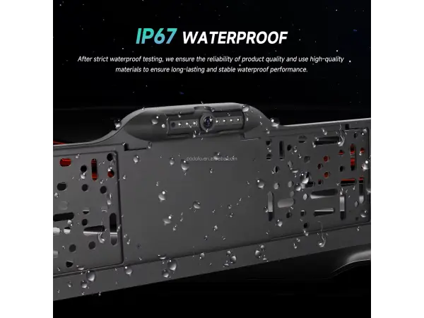 kamera a3723 ahd/cvbs 7 led k parkovacimu asistentu v drzaku spz