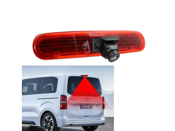 parkovaci kamera cvbs/ ahd v brzdovem svetle pro fiat doblo, opel combo