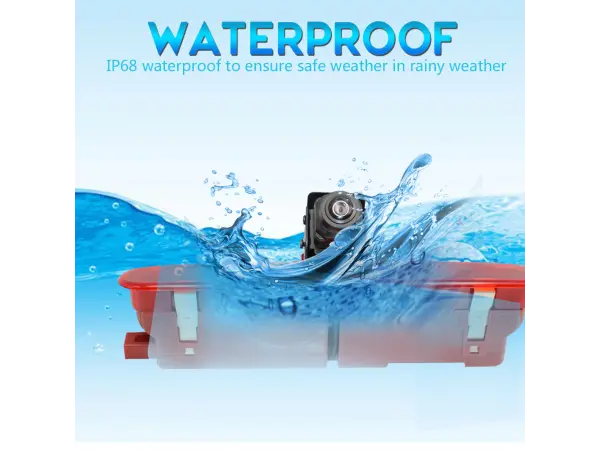 parkovaci kamera cvbs/ ahd v brzdovem svetle pro fiat doblo, opel combo