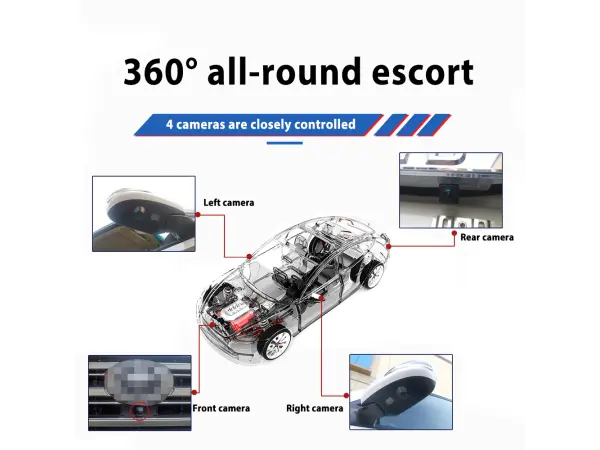 panoramaticky kamerovy system 360� ahd 720p ful color a3055 pro automobily