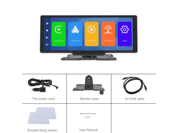 volna multifunkcni lcd display 10" a3247, carplay & android auto