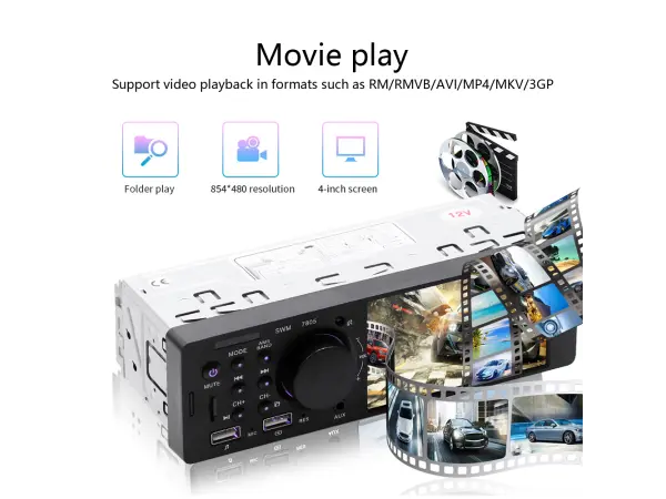 1din autoradio z0317, mp5 prehravac s bluetooth