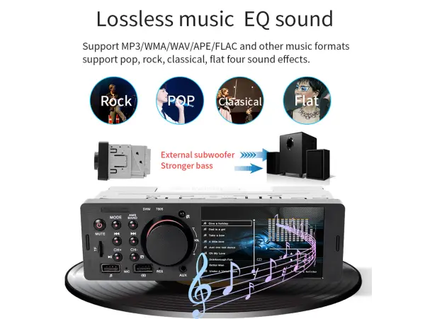 1din autoradio z0317, mp5 prehravac s bluetooth