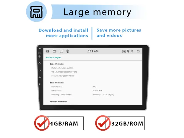 2din autoradio 10,1" lcd a2752 android 10, prehravac s gps wifi bt fm phone link usb, dab+
