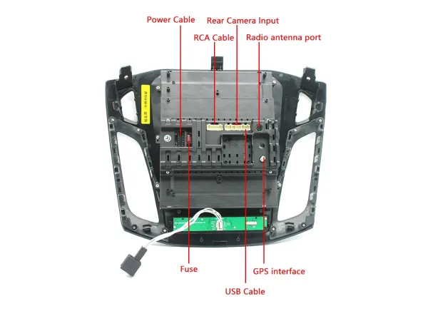 autoradio 9,7" q3588 android 13, 2+64gb 2din pro ford focus 2012-2015