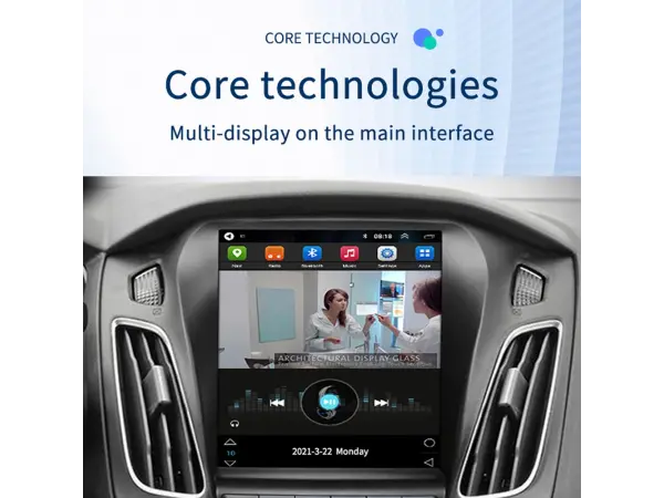 autoradio 9,7" q3588 android 13, 2+64gb 2din pro ford focus 2012-2015