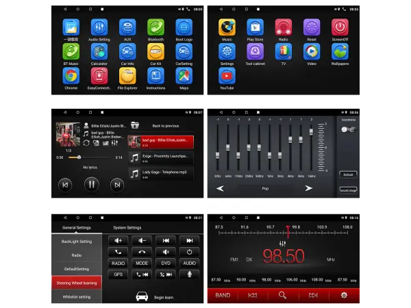 autoradio 9" q3494 android 10, podpora bt gps wifi pro mazda 5 2013-2017
