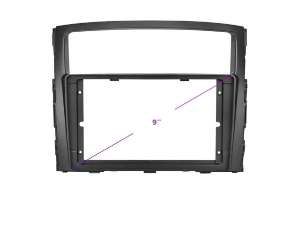 mitsubishi pajero (2006-2017) 9"- redukcni ramecek  a7332 pro autoradio 9"