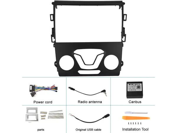 ford mondeo (2013) 9"- redukcni ramecek a7025 pro autoradio 9"