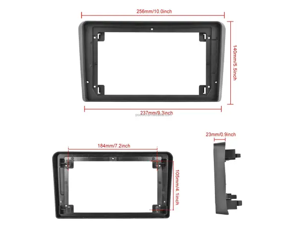audi a3 (2008-2012) 9" - redukcni ramecek a7618 pro autoradio 9"
