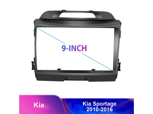 kia sportage (2010-2016) -redukcni ramecek a7172 pro autoradio 9"