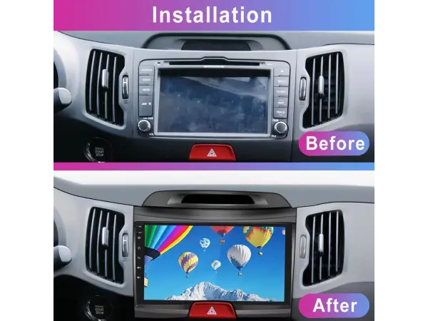 kia sportage (2010-2016) -redukcni ramecek a7172 pro autoradio 9"