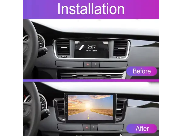 peugeot 508 (2012-2016) - redukcni ramecek a7189 pro autoradio 9"