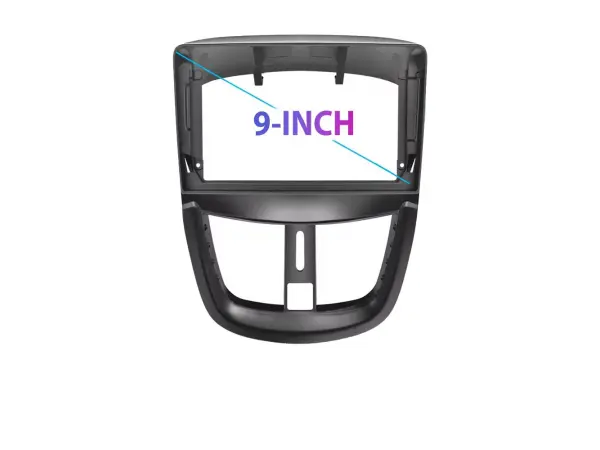 peugeot 207 (2009-2013) -redukcni ramecek a7210 pro autoradio 9"