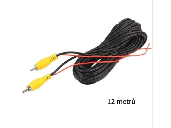 rca kabel pro parkovaci kameru 12m