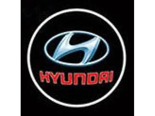 logo folie pro led logo projektor uni 2ks hyundai red