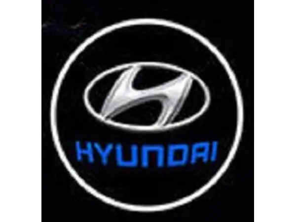 logo folie pro led logo projektor uni 2ks hyundai blue