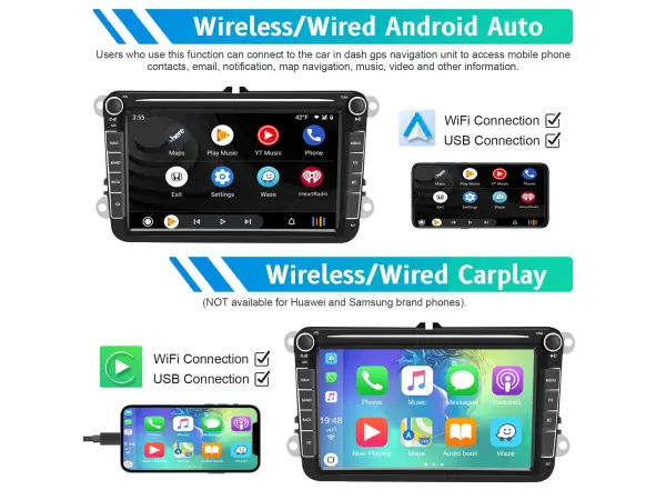 autoradio 8" lcd a3054 2+32g  android 13 s rameckem sk-012 pro skoda rapid