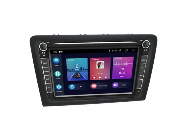 autoradio 8" lcd a3054 2+32g  android 13 s rameckem sk-012 pro skoda rapid