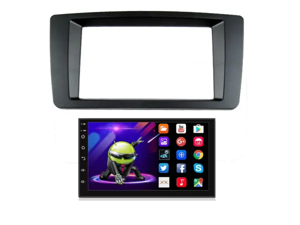 autoradio 7" lcd td9210 2gb+32gb , android 10 s rameckem sk-010 pro skoda octavia ii/yeti