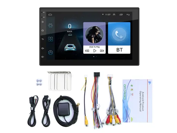 autoradio 7" lcd td9210 2gb+32gb , android 10 s rameckem sk-010 pro skoda octavia ii/yeti