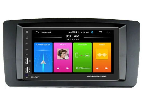 autoradio 7" lcd a2838 android 9.1 s rameckem sk-010  skoda octavia ii/yeti