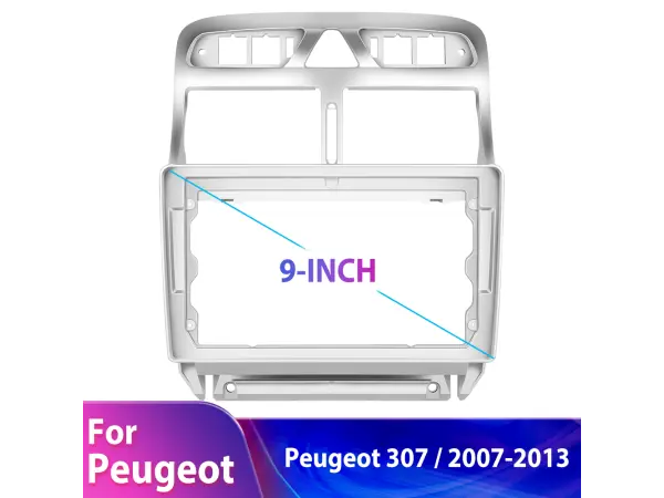 autoradio 9" lcd a3018 2gb+32gb android 11 s rameckem pro peugeot 307 2007-2016