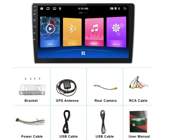 autoradio 10.1" lcd a2752 android 10 s rameckem pro skoda superb 2 3/08-8/15