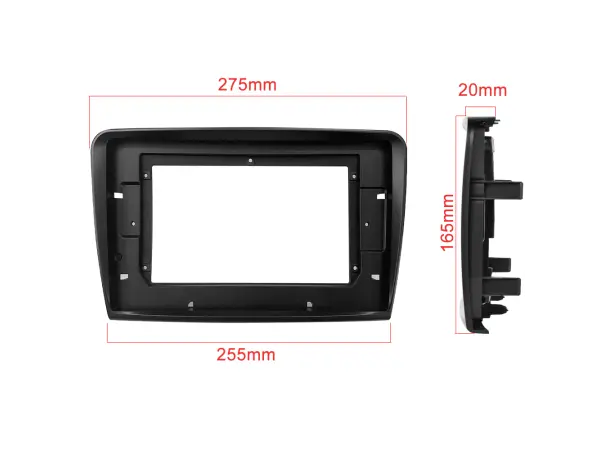 autoradio 10,1" lcd a3196 2gb+32gb android 13 s rameckem pro skoda superb 2 3/08-8/15