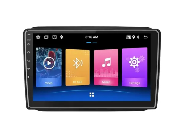 autoradio 10.1" lcd a2752 android 10 s rameckem pro skoda fabia 06-14, roomster 06-15