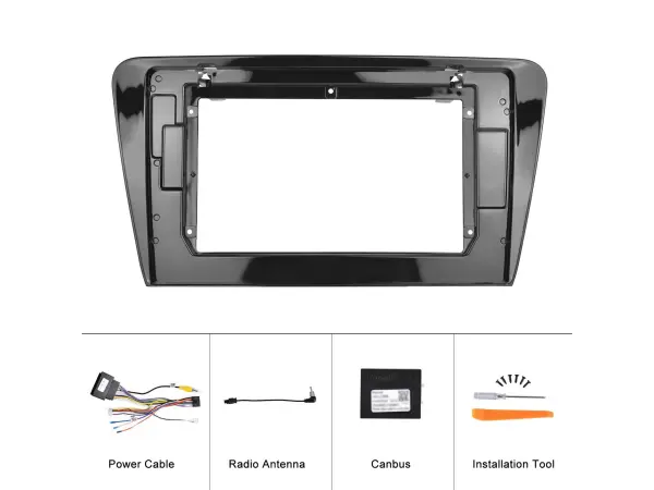 autoradio 10,1" lcd a3196 2gb+64gb android 13 s rameckem a7649 pro skoda octavia iii 2012-2019