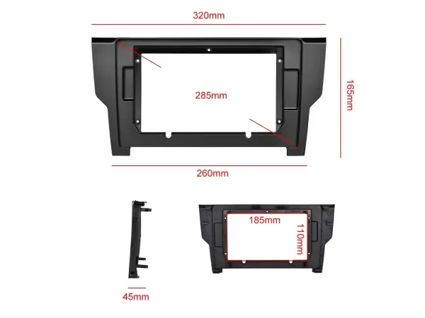 autoradio 10.1" lcd a2752 android 10 s rameckem a7334 pro volkswagen passat 2019
