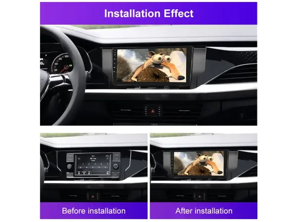 autoradio 10,1" lcd a3196 android 13 s rameckem a7334 pro volkswagen passat 2019