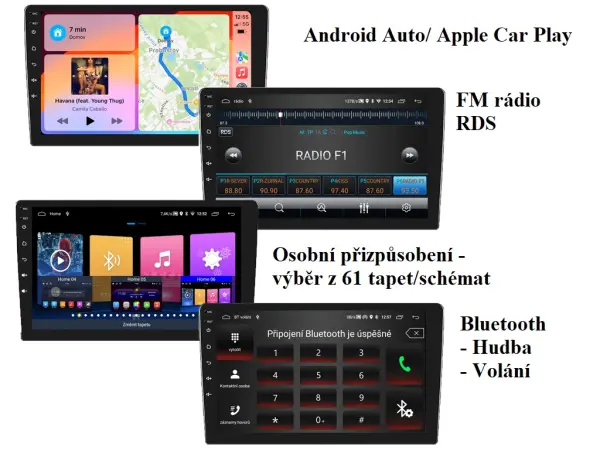 autoradio 10,1" lcd a3196 android 13 s rameckem a7334 pro volkswagen passat 2019