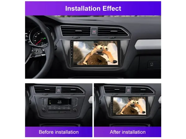 autoradio 10.1" lcd a2752 android 10 s rameckem a7344 pro volkswagen passat 2016