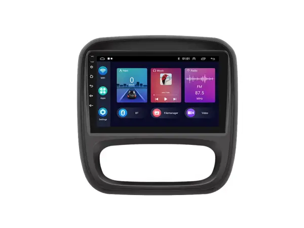 autoradio 9" lcd a3018 android 11 s rameckem a7288 pro trafic/opel vivaro left hand 2015