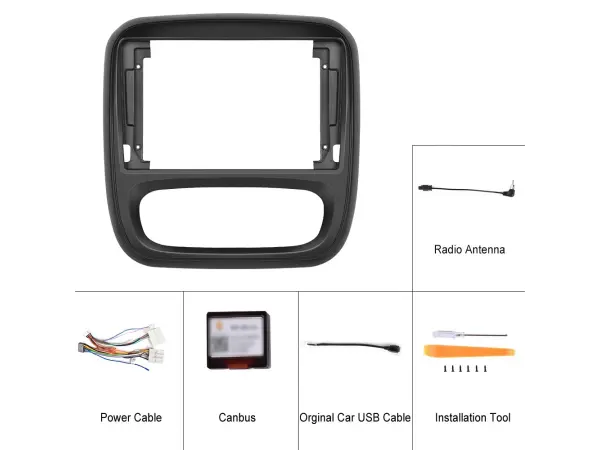 autoradio 9" lcd a3018 android 11 s rameckem a7288 pro trafic/opel vivaro left hand 2015