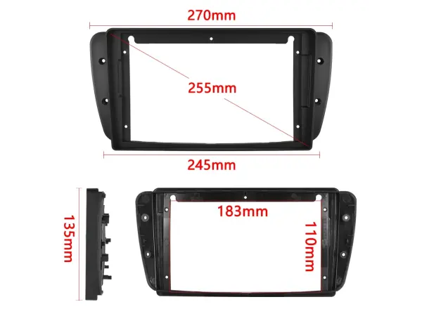 autoradio 9" lcd a3018 android 11 s rameckem  a7217 pro seat ibiza 2013