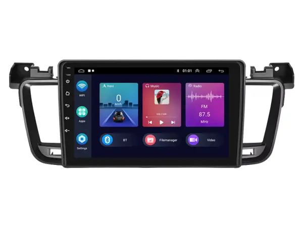 autoradio 9" lcd a3018 android 11 s rameckem  a7189 pro peugeot 508 (2012-2016)