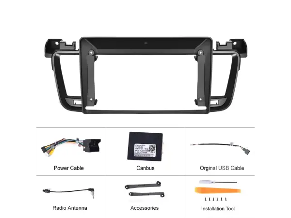 autoradio 9" lcd a3018 android 11 s rameckem  a7189 pro peugeot 508 (2012-2016)